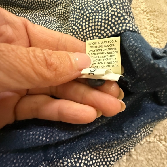 Joseph Abboud Textured Blue Polo Shirt - Picture 4 of 5